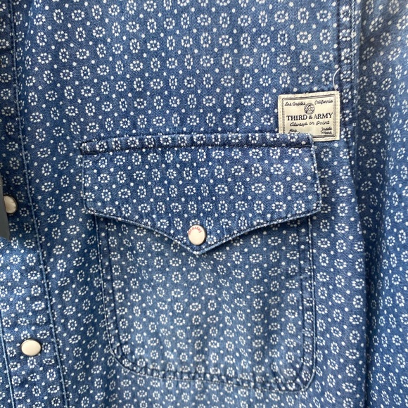 👔NWT LA Third Army Pearl Snaps Button Down Shirt - Picture 6 of 8